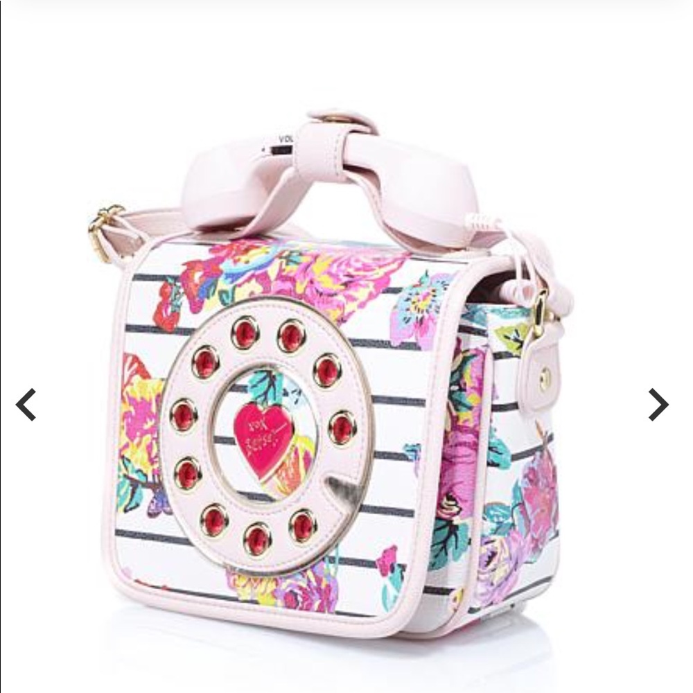 BETSEY Johnson PHONE Crossbody PURSE! Multi 🦋